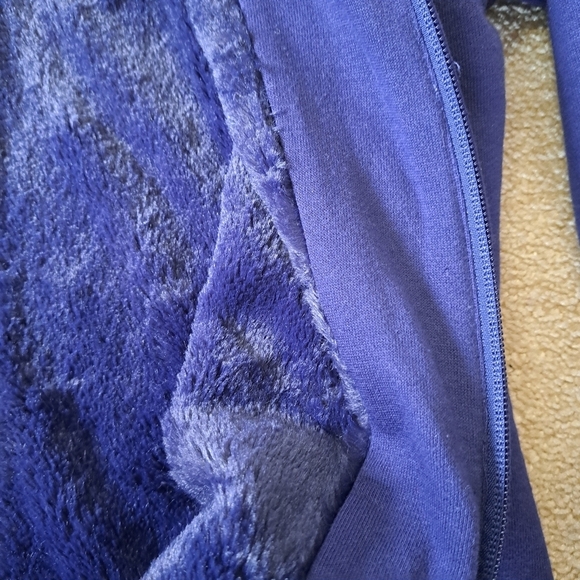 BC Clothing Company Lined Hoodie Women's Small Purple Lined Jacket - Picture 7 of 14